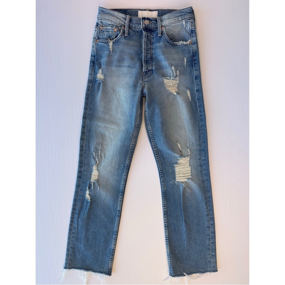Mother Jeans Tomcat Ankle Distressed Jeans Size 25 Quite Contrary